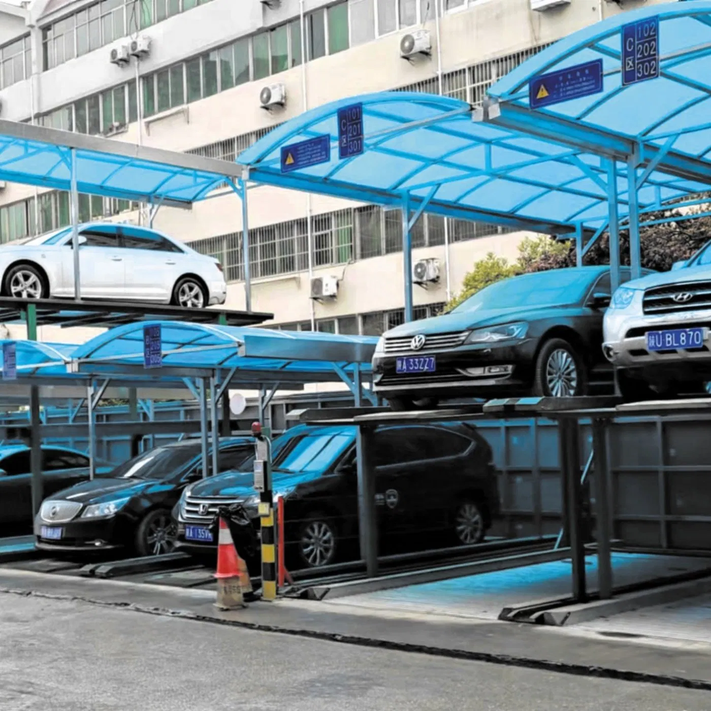Professional Four Post Parking Solution with Technical Support and After Sales Service