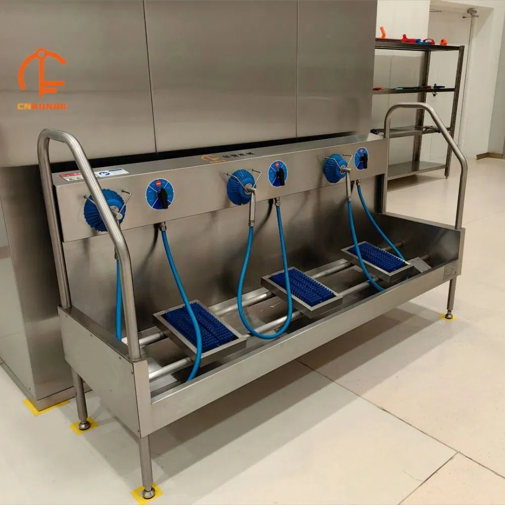 Durable Industrial Boot Washing Equipment for Meat Processing Plant Safety