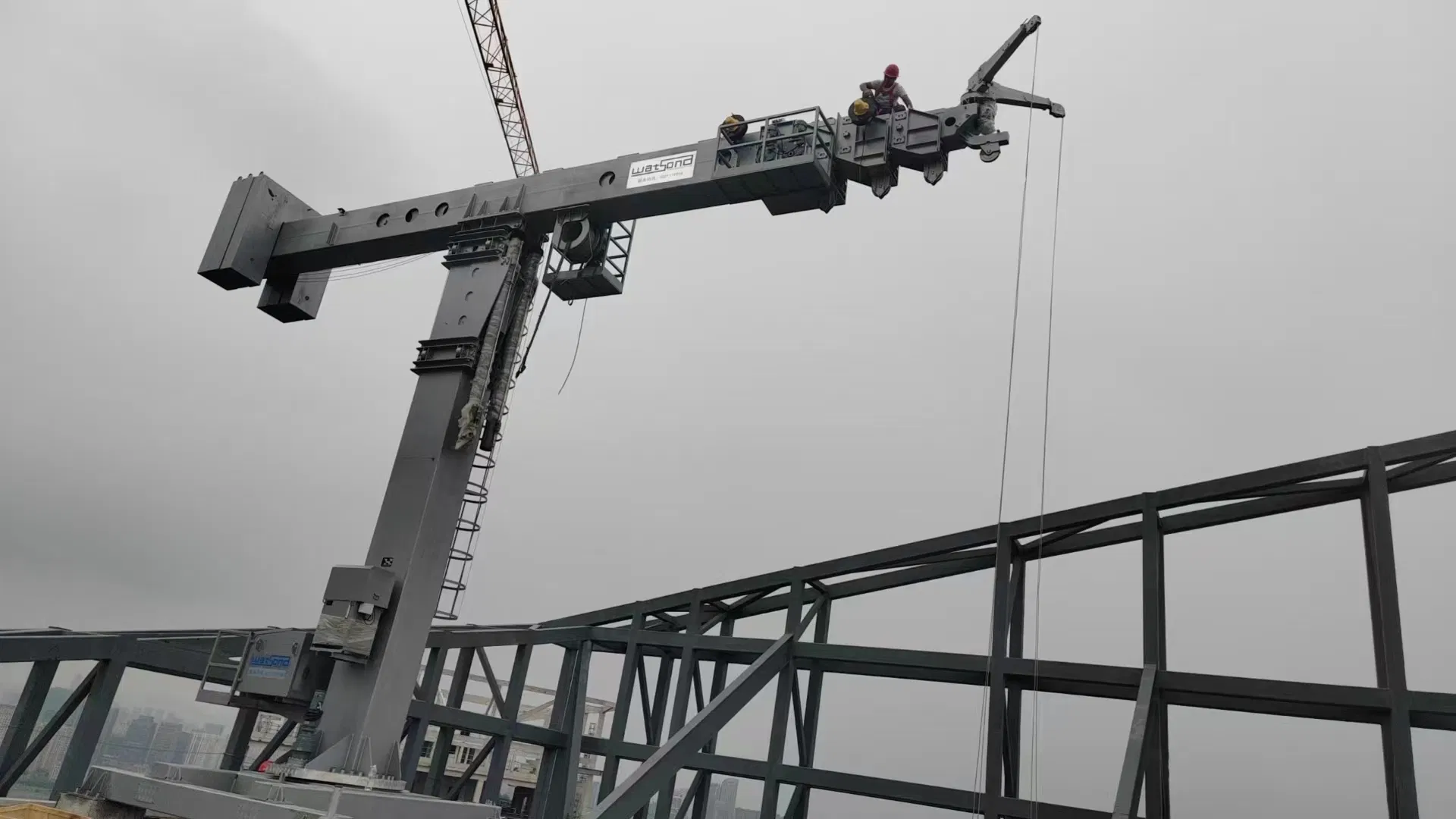 Telescopic Boom /Safe and Efficient Building Maintenance System System for Window Cleaning