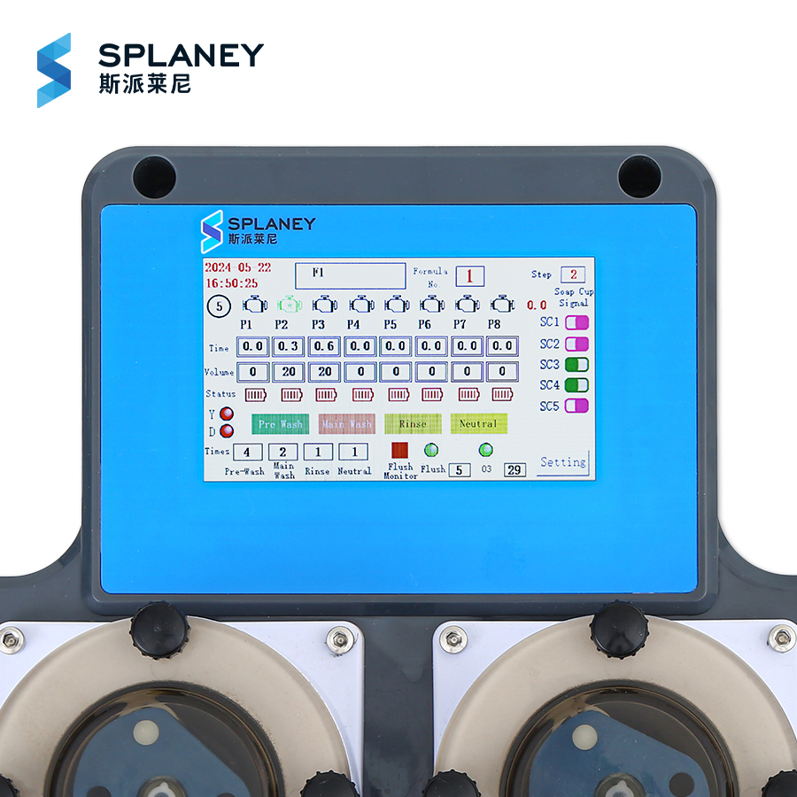 Third-Party Verified Maintenance-Free Laundry Chemical Dispenser for Washing Machine for Commercial Laundry Facilities