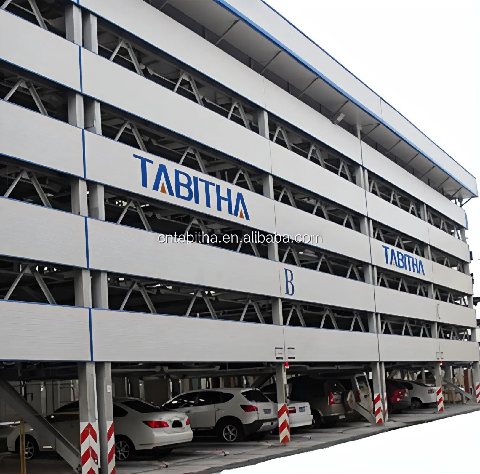 Tabitha Four Floor Puzzle Parking System for 29 Cars CE Certificated