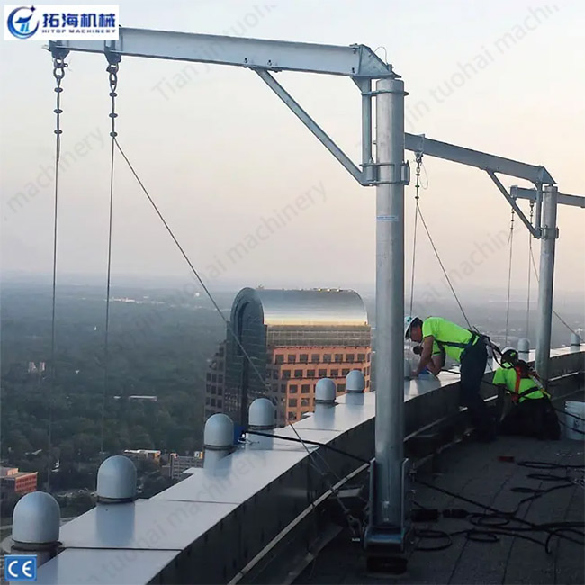 Davit Bmu Building Maintenance System for Glass Cleaning and Facade Maintenance