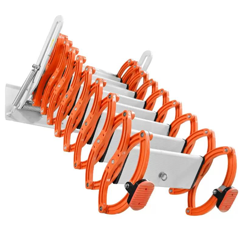 Wall Mounted Aluminum Ladder System for Outdoor Use