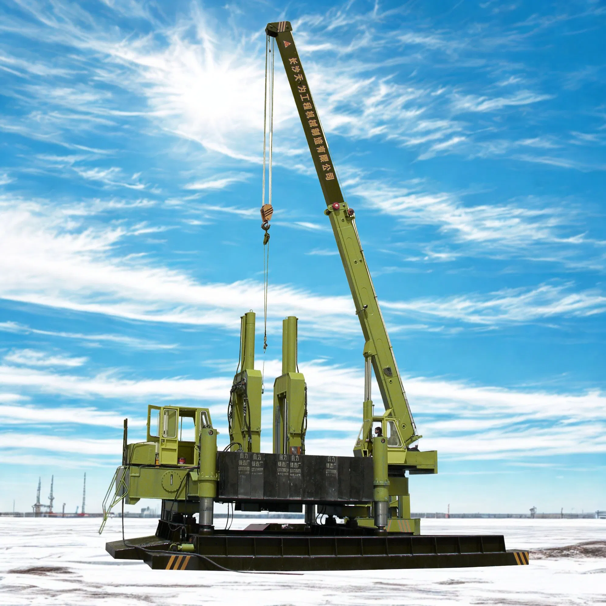 Durable H-Pile and Steel Tube Static Piling Equipment for Construction