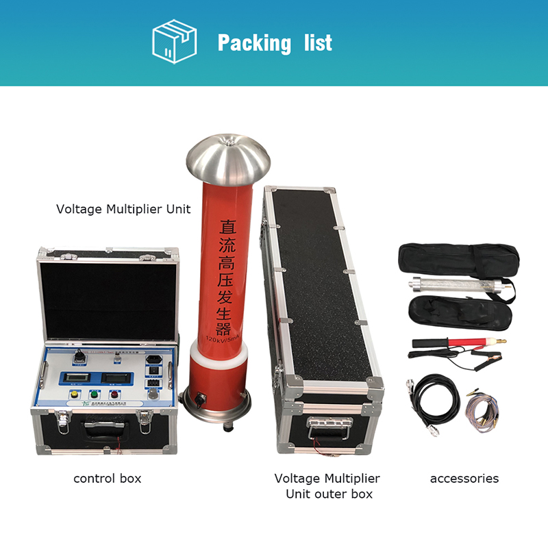 DC Withstand Voltage Test Equipment for High Voltage Electrical Apparatus