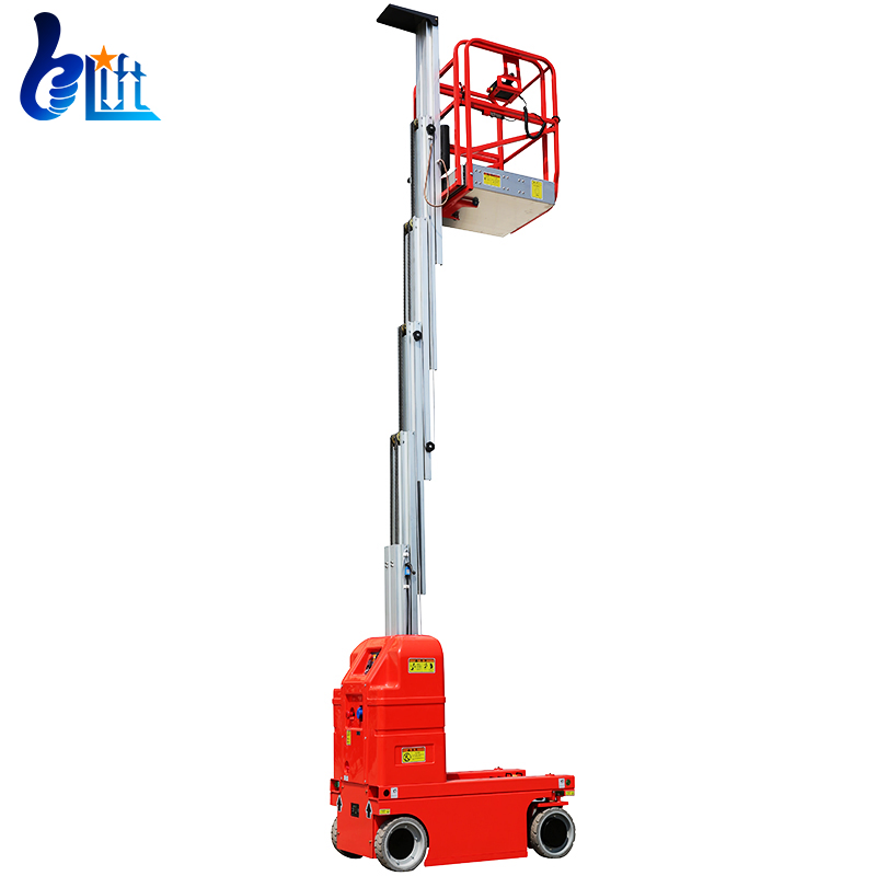 Sky Lift Self Propelled Single Mast Aluminum Work Platform Lifting Equipment