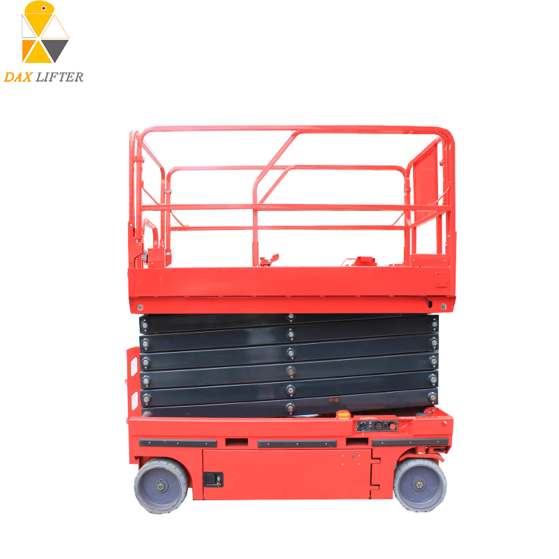 Hot Sell 14m Self-Propelled Simple Structure Hydraulic Scissor Lifting Equipment