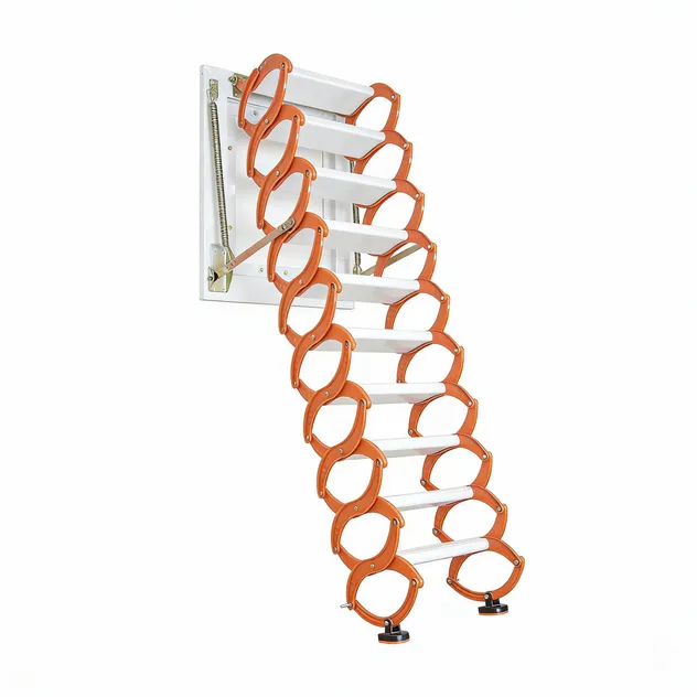 Wall Mounted Retractable Ladder 2