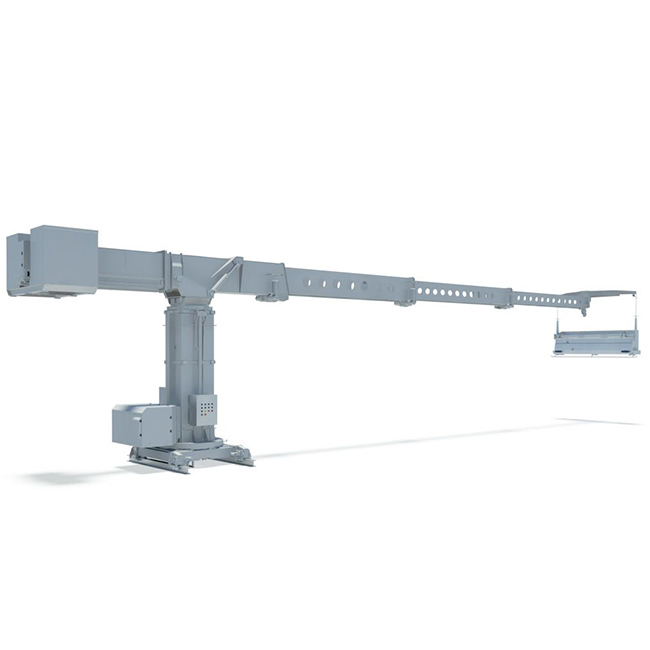 High Rise Glass Cleaning Roof Track Building Maintenance Unit System