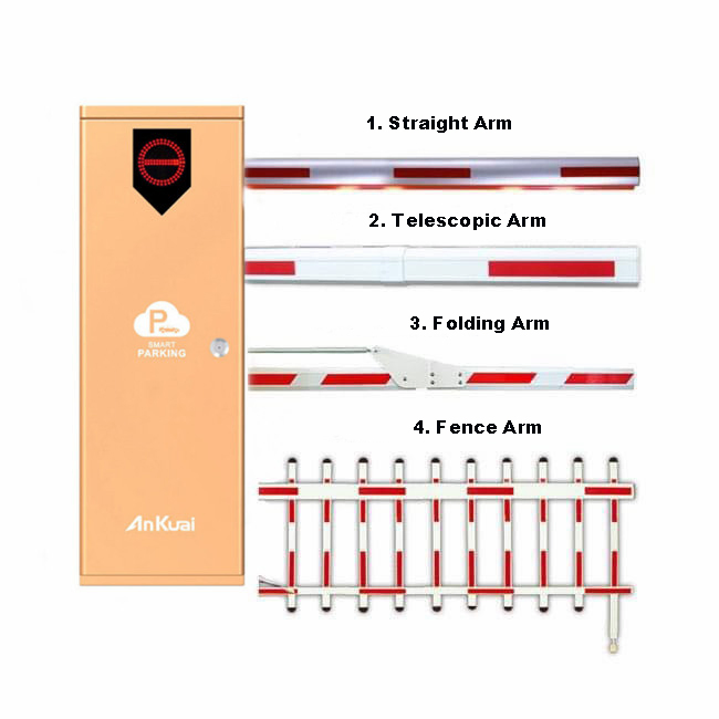 Straight Boom Barrier Traffic Plastic Barrier Gate Automatic Car Parking Gate Barrier System Parking Lot