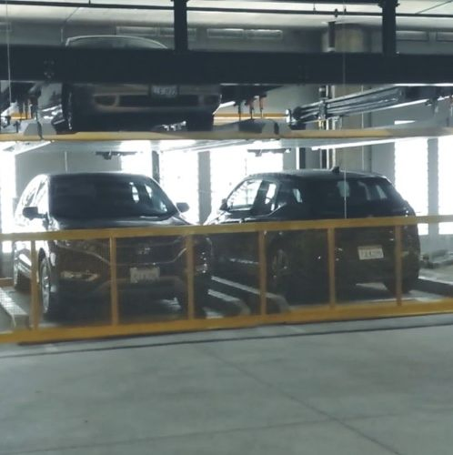 Two Floor Puzzle Parking System for 7 Cars CE Certificated Tabitha