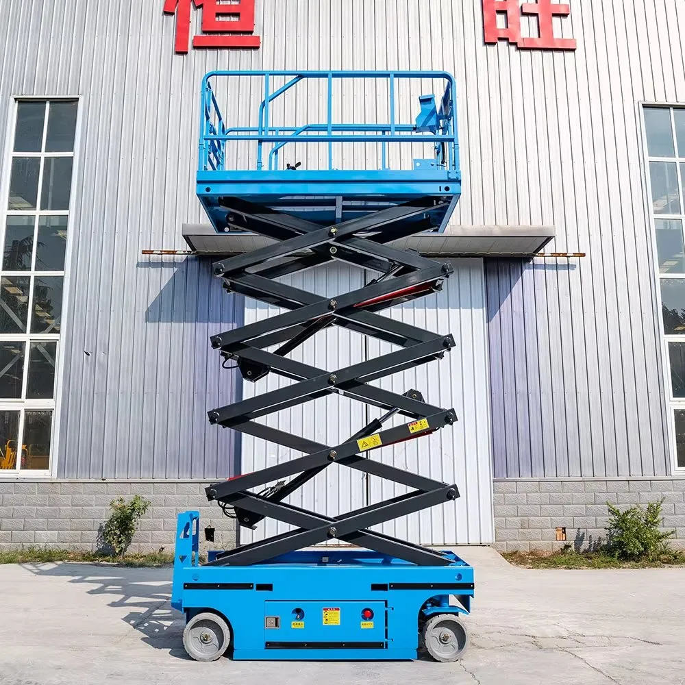 Sturdy and Durable Elevated Work Awp Electric Mobile Elevating Aerial Work Greenhouse Platform Scissor Lift