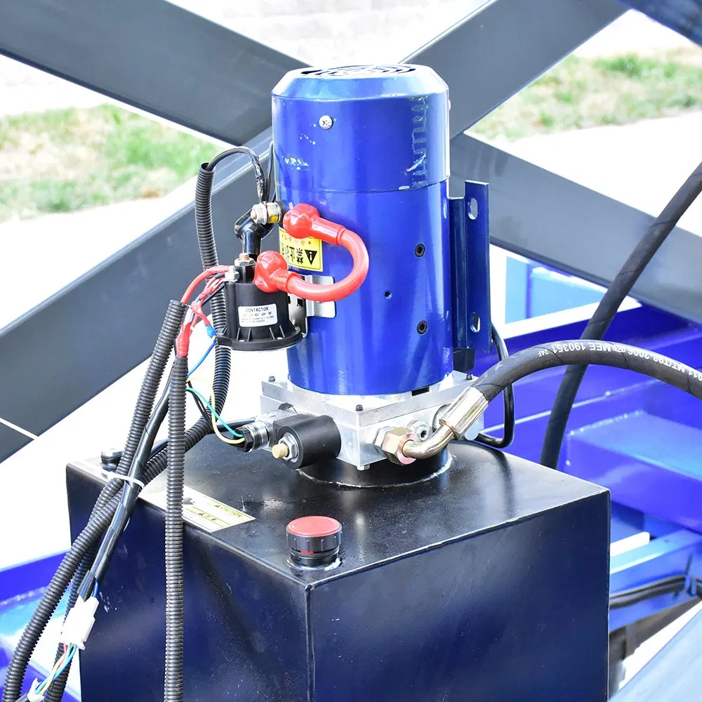 Mobile Electric Scissor Lift Platform Hydraulic Aerial Work Lift with CE Certification for Warehouse Maintenance