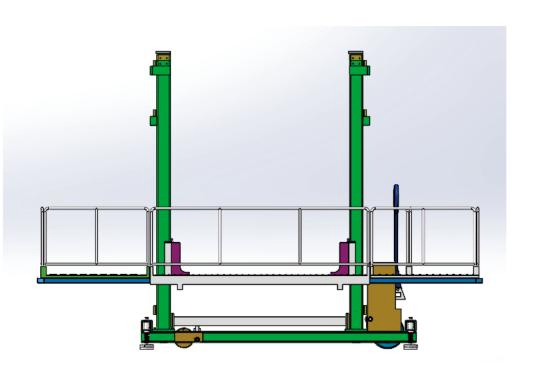 Hydraulic Elevator Platform Caffolding Lifting Crane Equipment