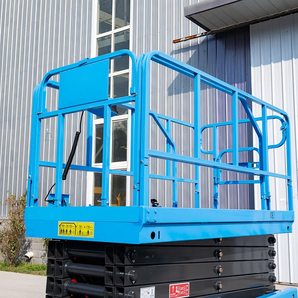 Rough Terrain Electric Motor Mobile Hydraulic Scissor Lift Compact Elevated Work Platform Lift Platform
