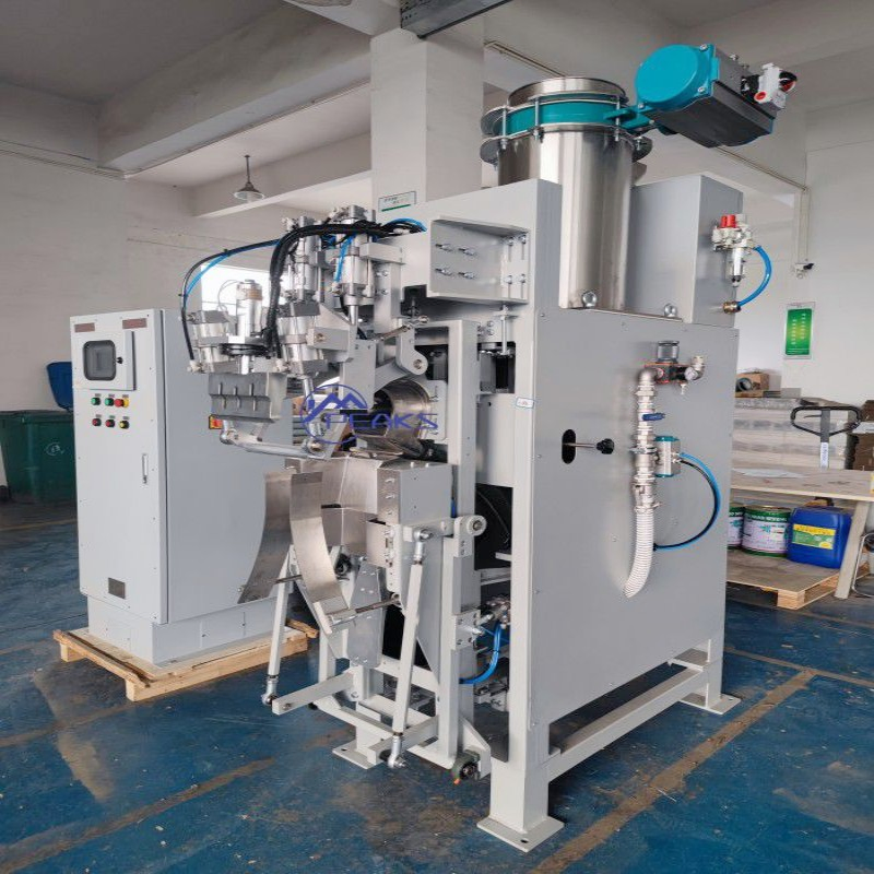 High Accuracy Semi-Automatic Seed 25kg Valve Bag Filler Touch Screen Control Packing Equipment