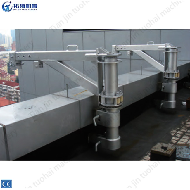Mounted in Parapet Davit System Gondola Bmu Facade Cleaning System