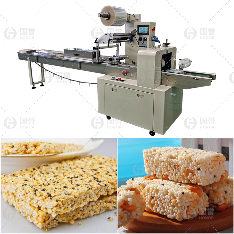 New Products Hot Selling Low Price Popped Rice Forming Facility for Sale/ Customizable Cereal Bar Production Equipment