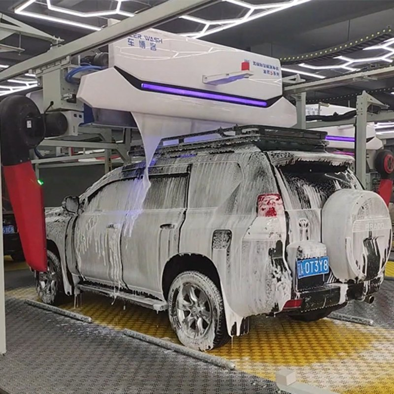 Labor-Free Ai-Powered Car Wash System High-Speed Foam Wash Machine