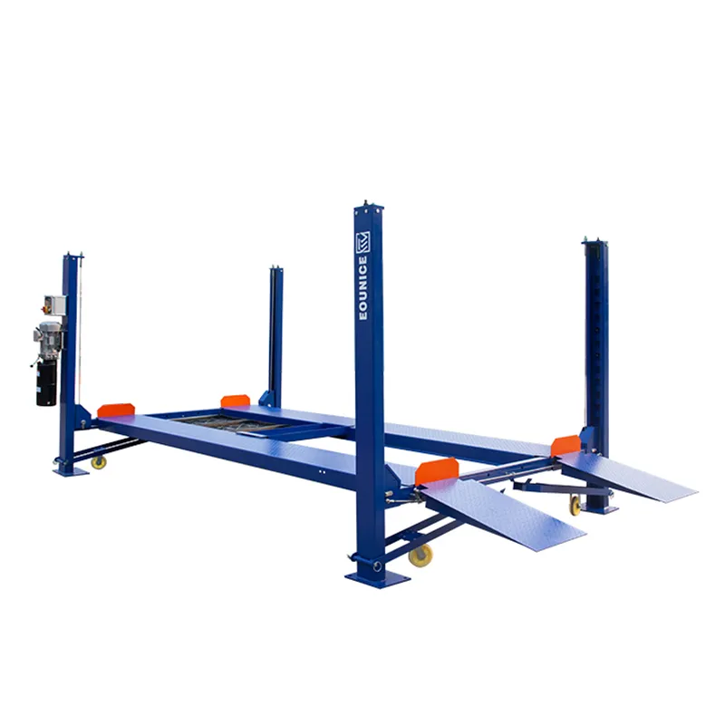 Four Post Car Stacker View