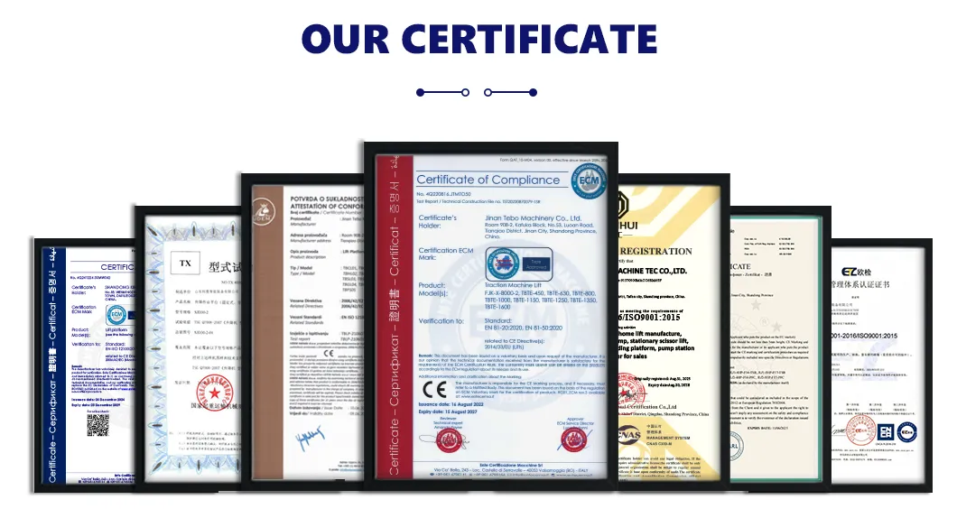 Certifications