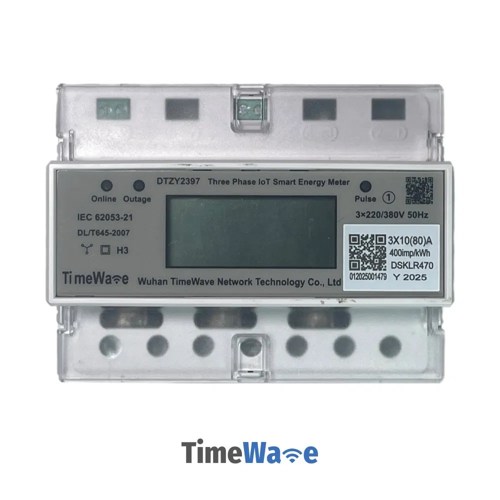Smart Electronic Energy Meter: Single &amp; Three Phase, Lorawan / WiFi / 4G / RS485 with Prepaid Electricity Remote Control and Ami / AMR Solution