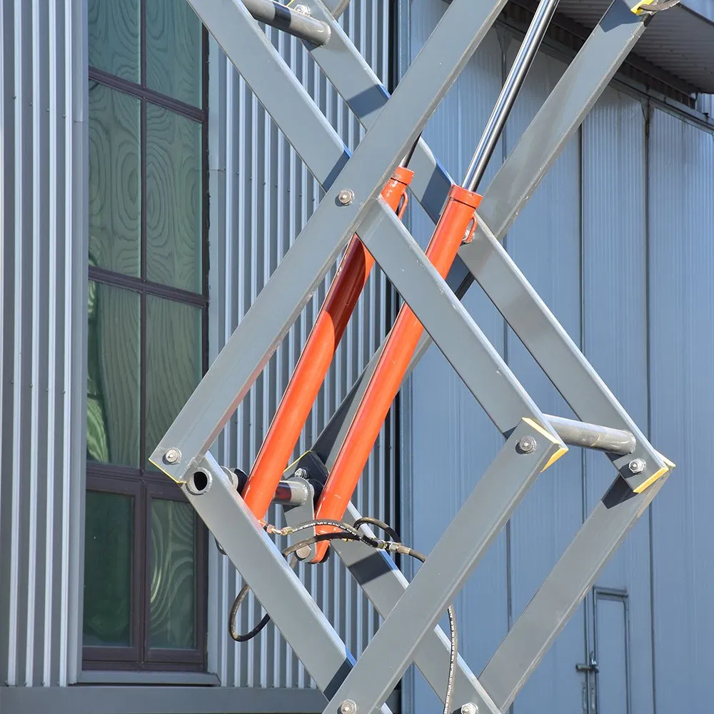 Electric Hydraulic Mobile Scissor Lift Smooth Lifting Anti-Tilt Safety Device Indoor Maintenance Lift Platform