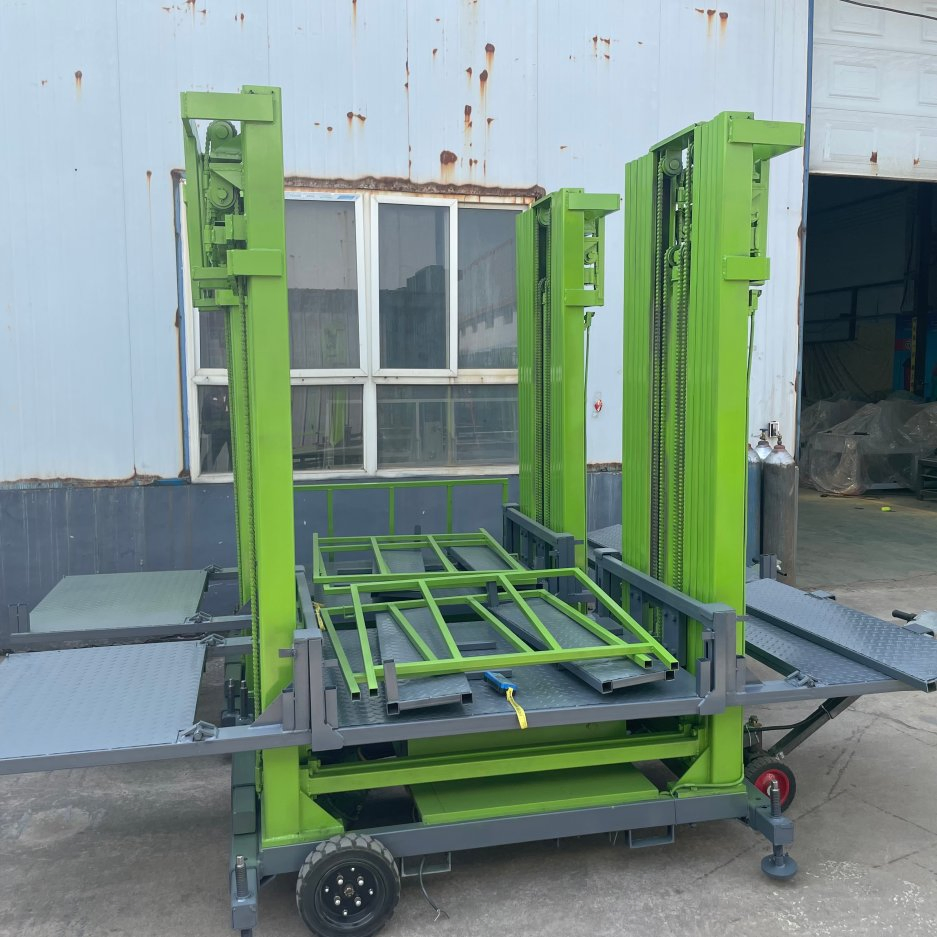 Durable Electric Hydraulic Masonry Lifting Platform for Construction Site Use