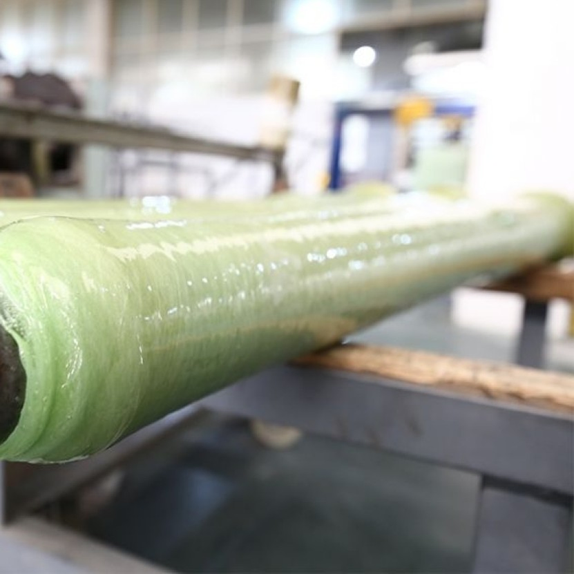 Filament Winding Equipment -Production of High-Strength FRP GRP Pole for Public Facility