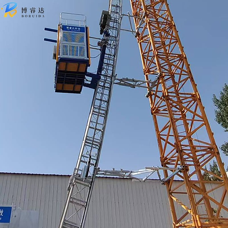 Stable and Secure Construction Site Elevator 0-50 M/Min Sc200/200 2 Ton Lifting Equipment