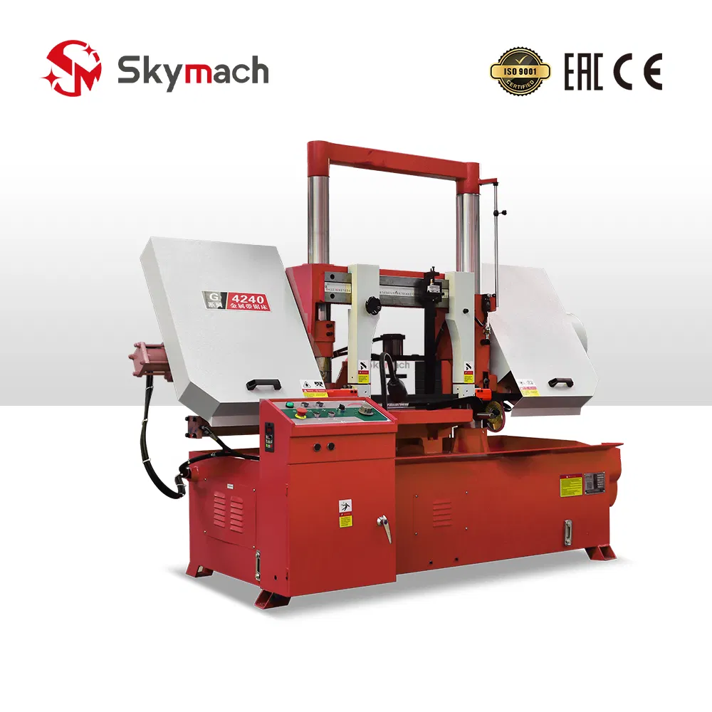 Gh4240 Metal Band Saw Machine with Tilting Table Contour Cutting Capacity for Maintenance Shops, Toolrooms, and Educational Facilities.