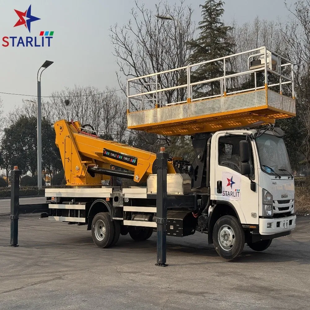 Operator-Friendly Telescopic Boom Truck Mobile Elevating Work Platform for Warehouse Maintenance