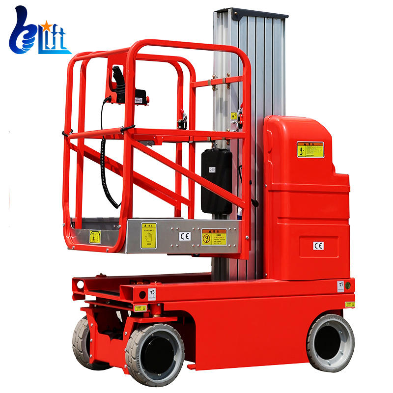 Sky Lift Self Propelled Single Mast Aluminum Work Platform Lifting Equipment