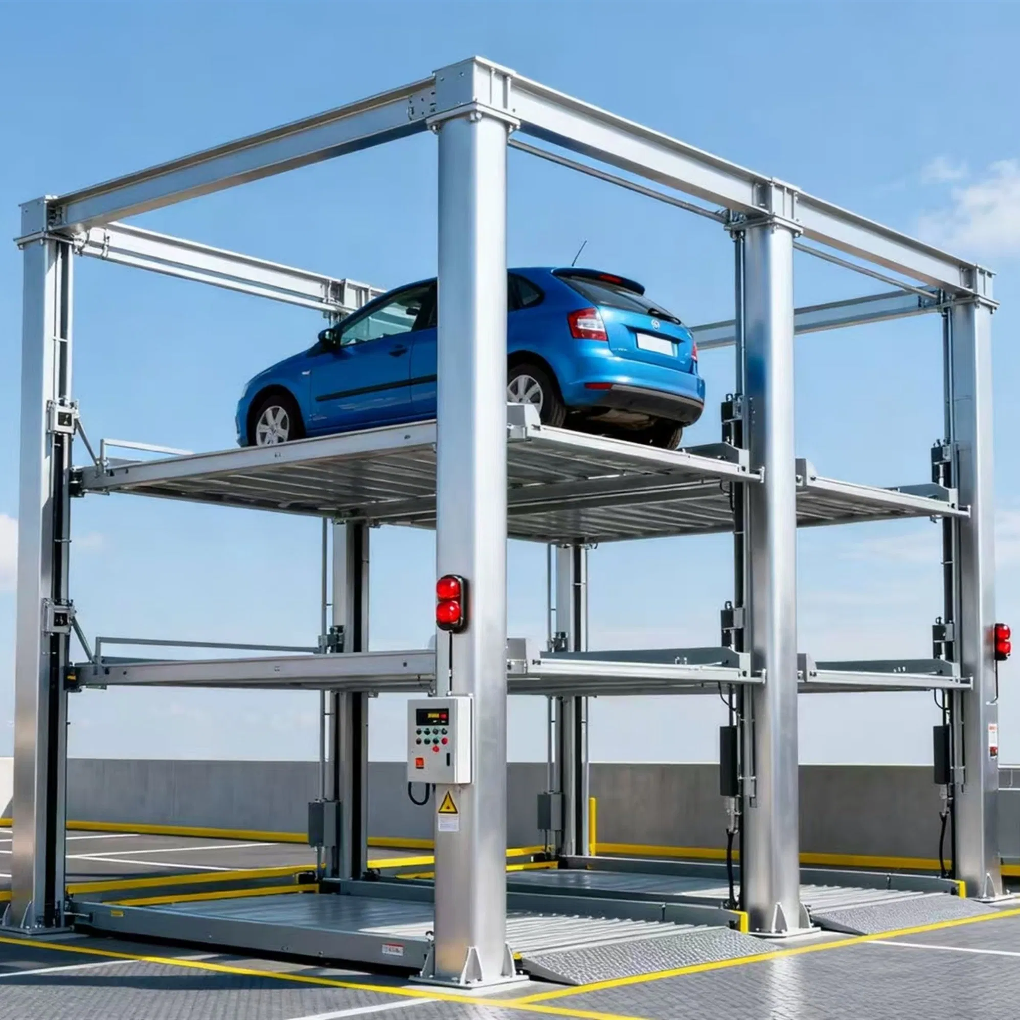 Cost Effective Four Post Parking Solution for Maximizing Limited Space in Any Garage