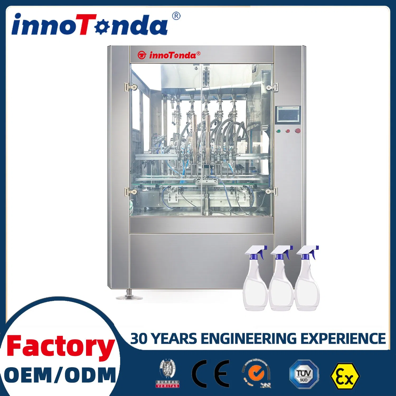 Foam-Free Liquid Filling Equipment for Sensitive Liquid Soaps &amp; Bubble Bath Products