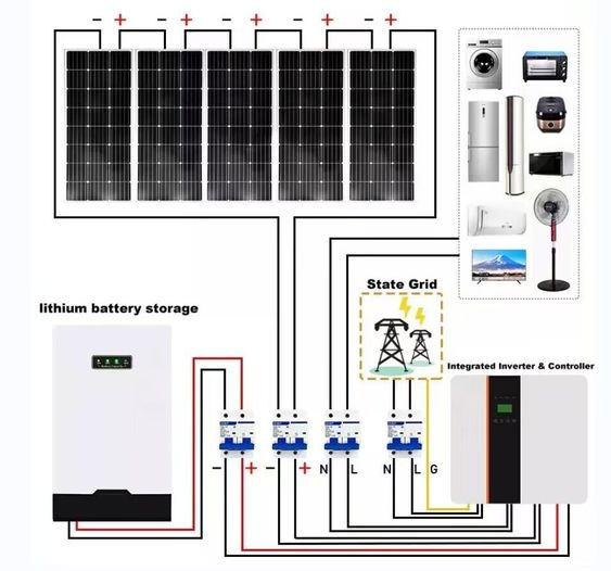 10kw Solar Gel Battery System 10 Watt off Grid Solar System