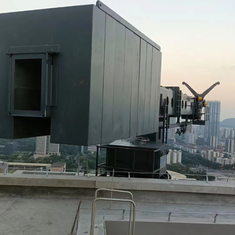 Building Maintenance System for Glass Facade and Window Clean Maintenance/Customized Bmu