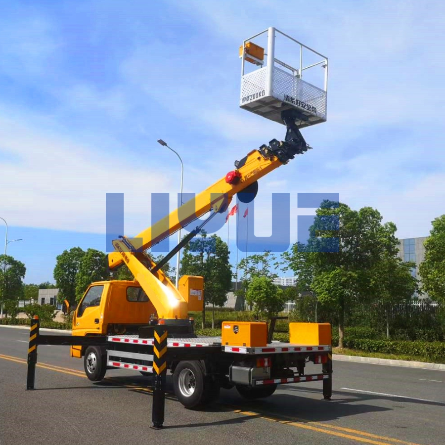 Self-Propelled Electric Lift Aerial Work Platform 18m for Warehouse Maintenance &amp; Construction