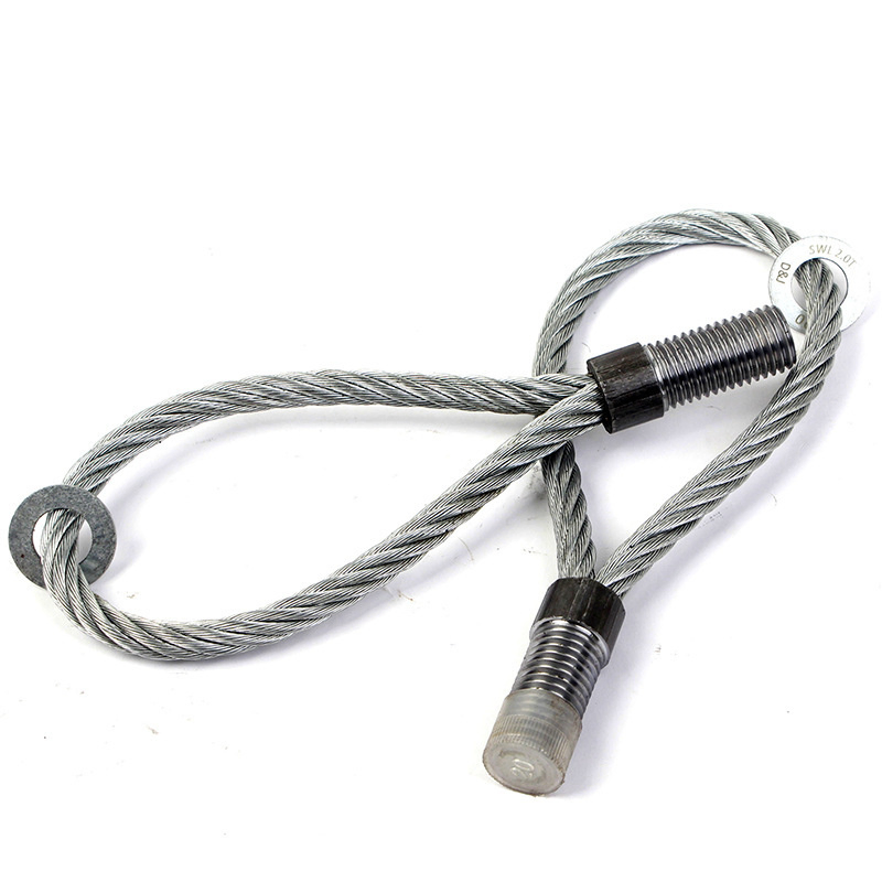 Reliable Pressed Wire Rope Loop Sling for Construction Site Lifting and Industrial Rigging Solutions