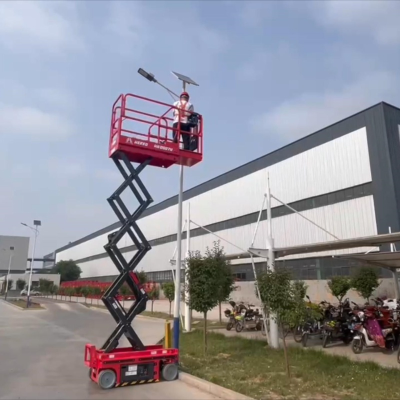 Professional Aerial Work Lifting Platform 250kg Self-Propelled Scissor Lift System