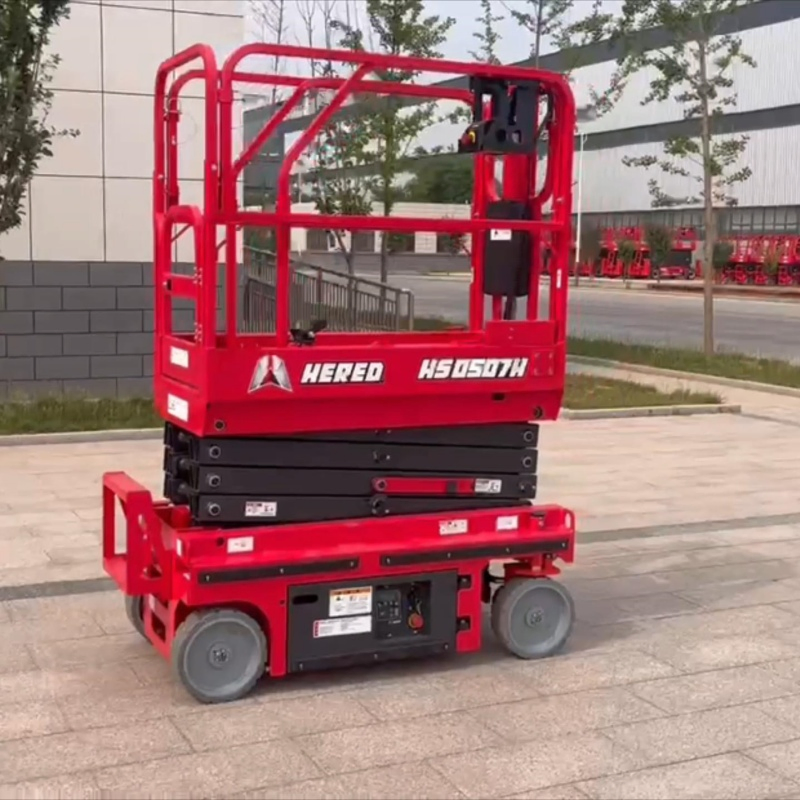 Professional Aerial Work Lifting Platform 250kg Self-Propelled Scissor Lift System