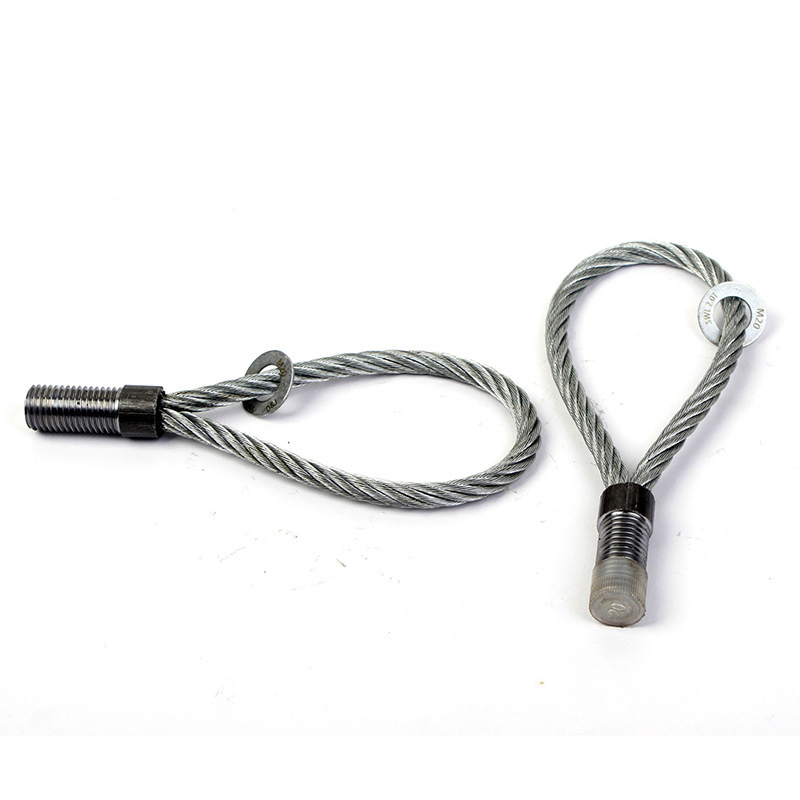 Reliable Pressed Wire Rope Loop Sling for Construction Site Lifting and Industrial Rigging Solutions