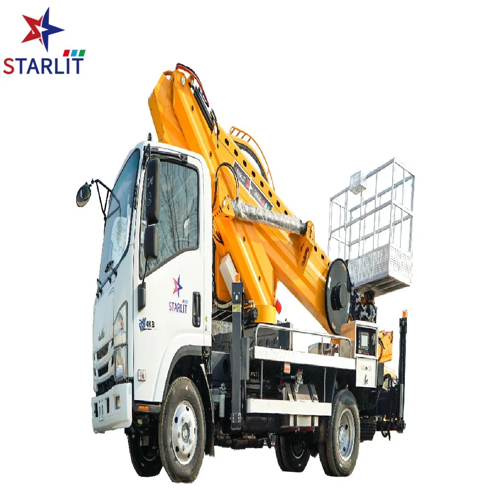 Operator-Friendly Telescopic Boom Truck Mobile Elevating Work Platform for Warehouse Maintenance