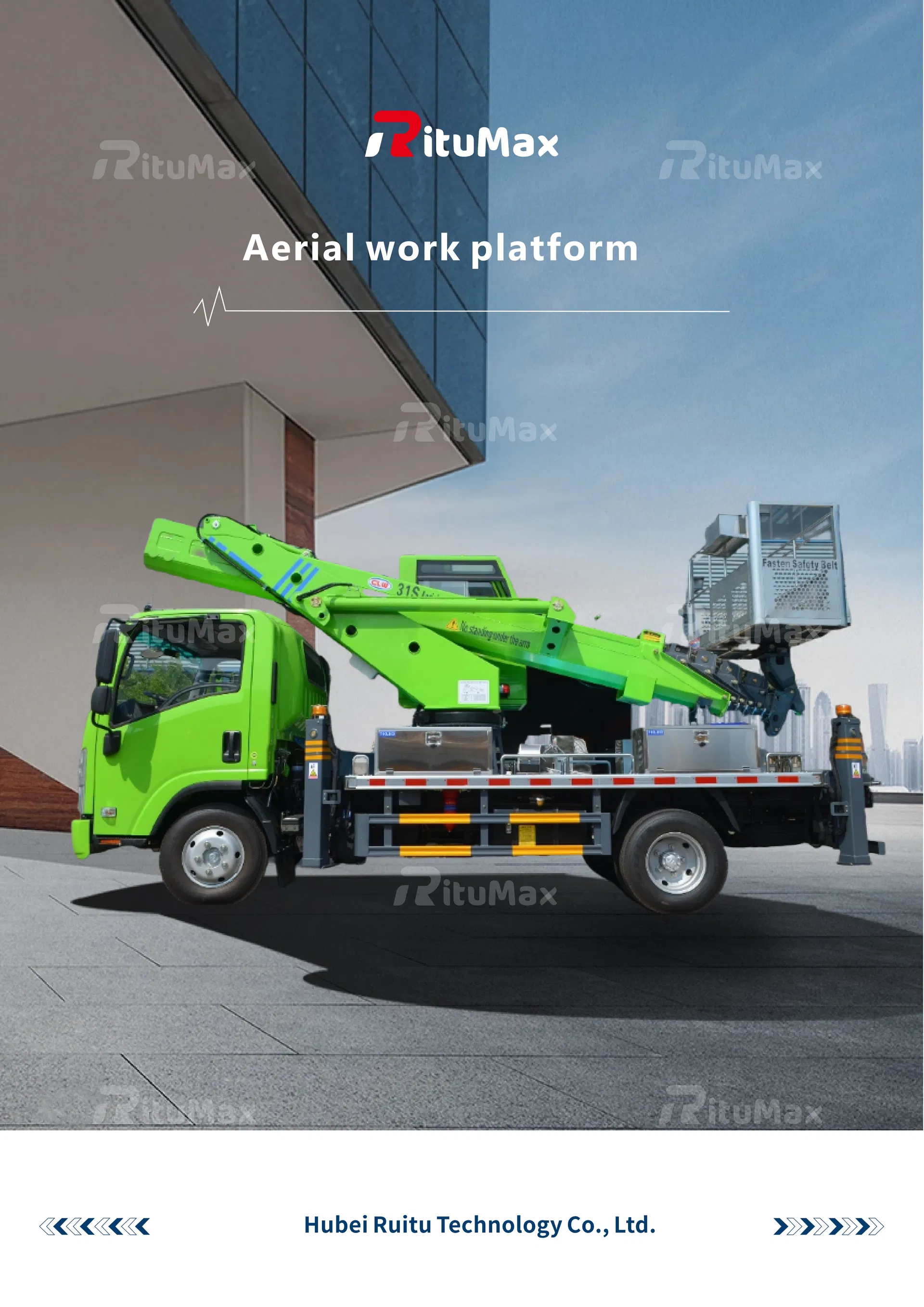 Aerial platform operation truck