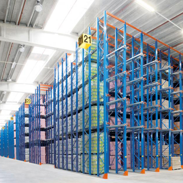 Premium Drive-in Pallet Racking System with Fast Access to Position Fifo Storage