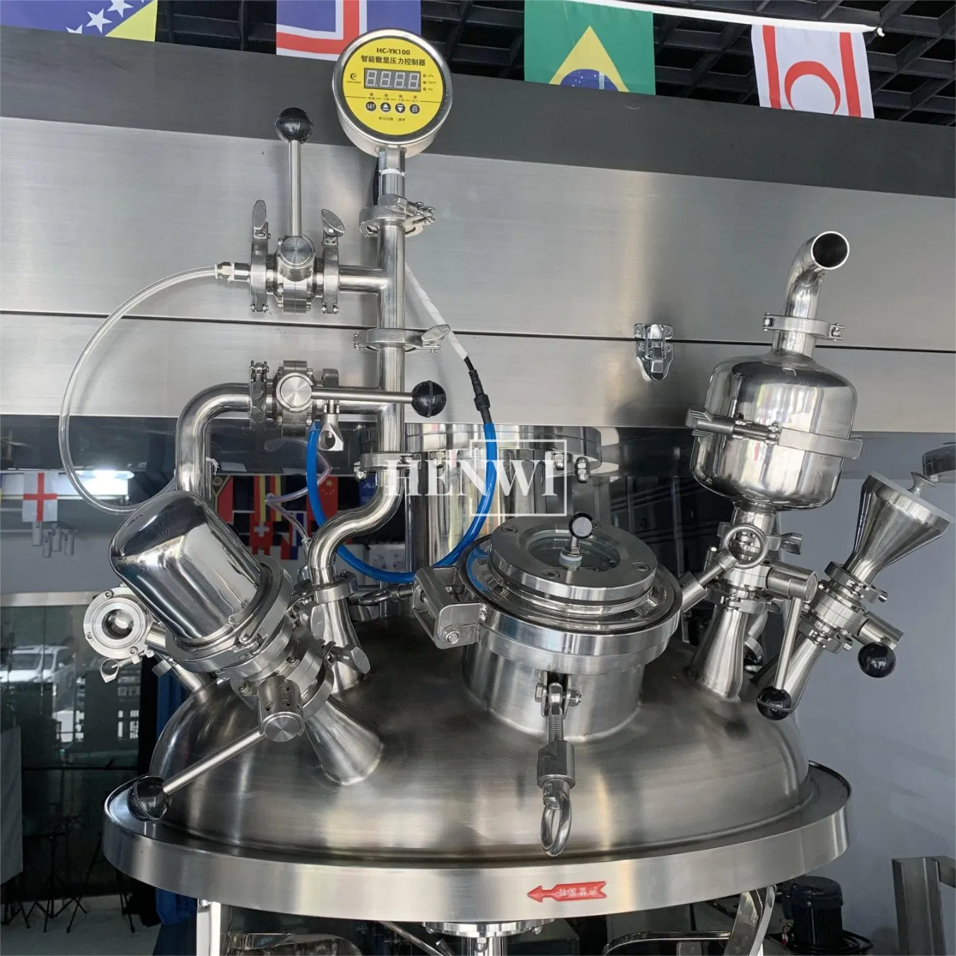 Fixed Type 300L Vacuum Mixing Emulsifying Equipment for Cosmetic Cream Ointment Lotion Making and Mixing