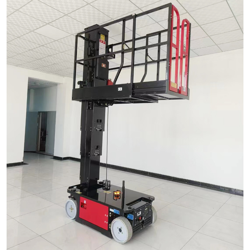 Mini Small Single Person Electric Mobile Scissor Man Lift Table Self-Propelled Hydraulic Lifting Platform Equipment for Aerial Work