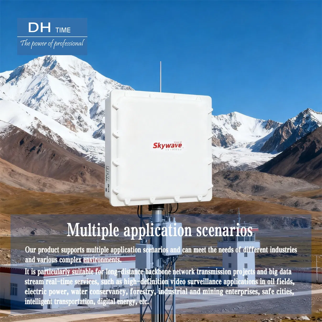 Smart Wireless HD Video Surveillance System with Anti-Interference Base