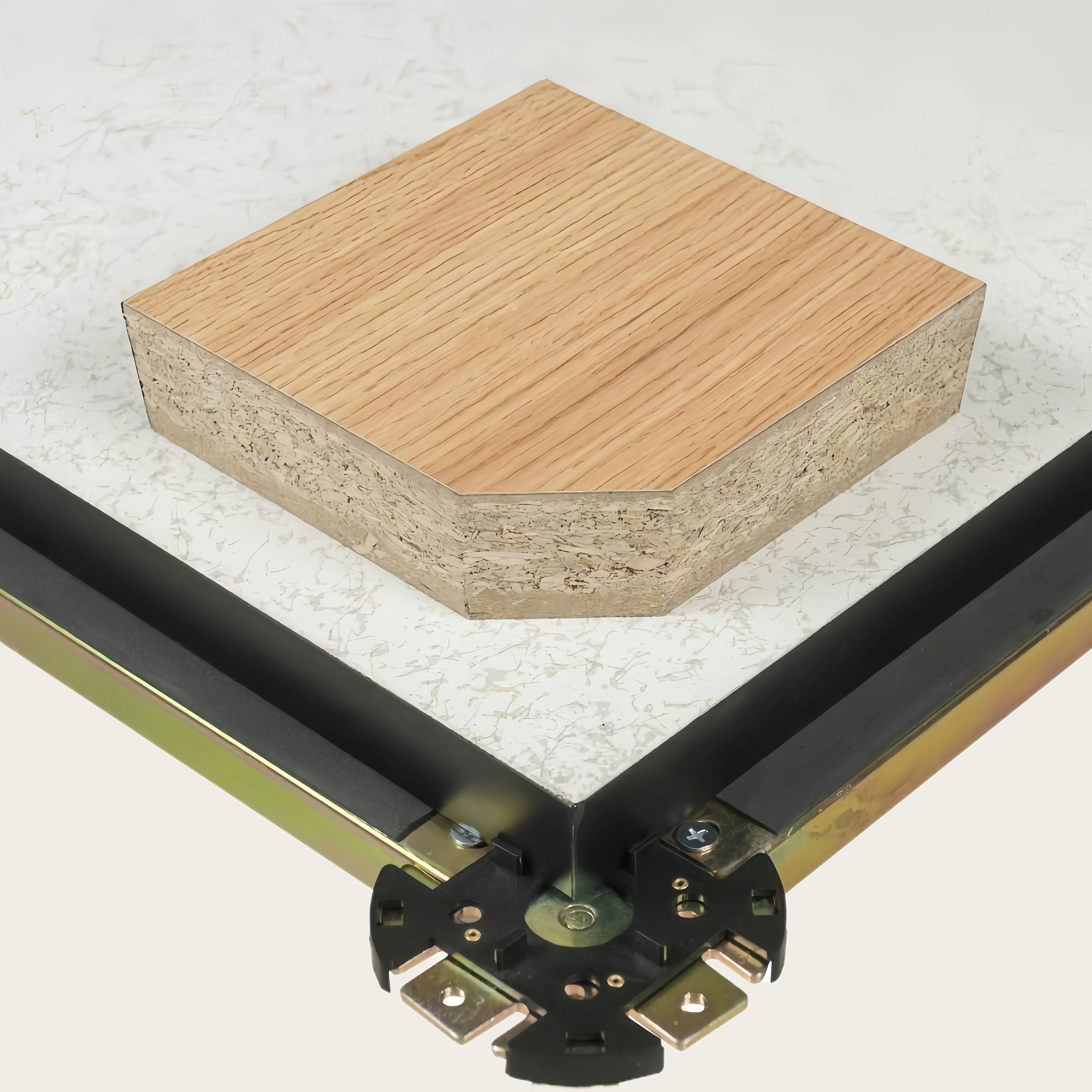 Lingding HDF Raised Floor System Ideal for High-Density Office Spaces