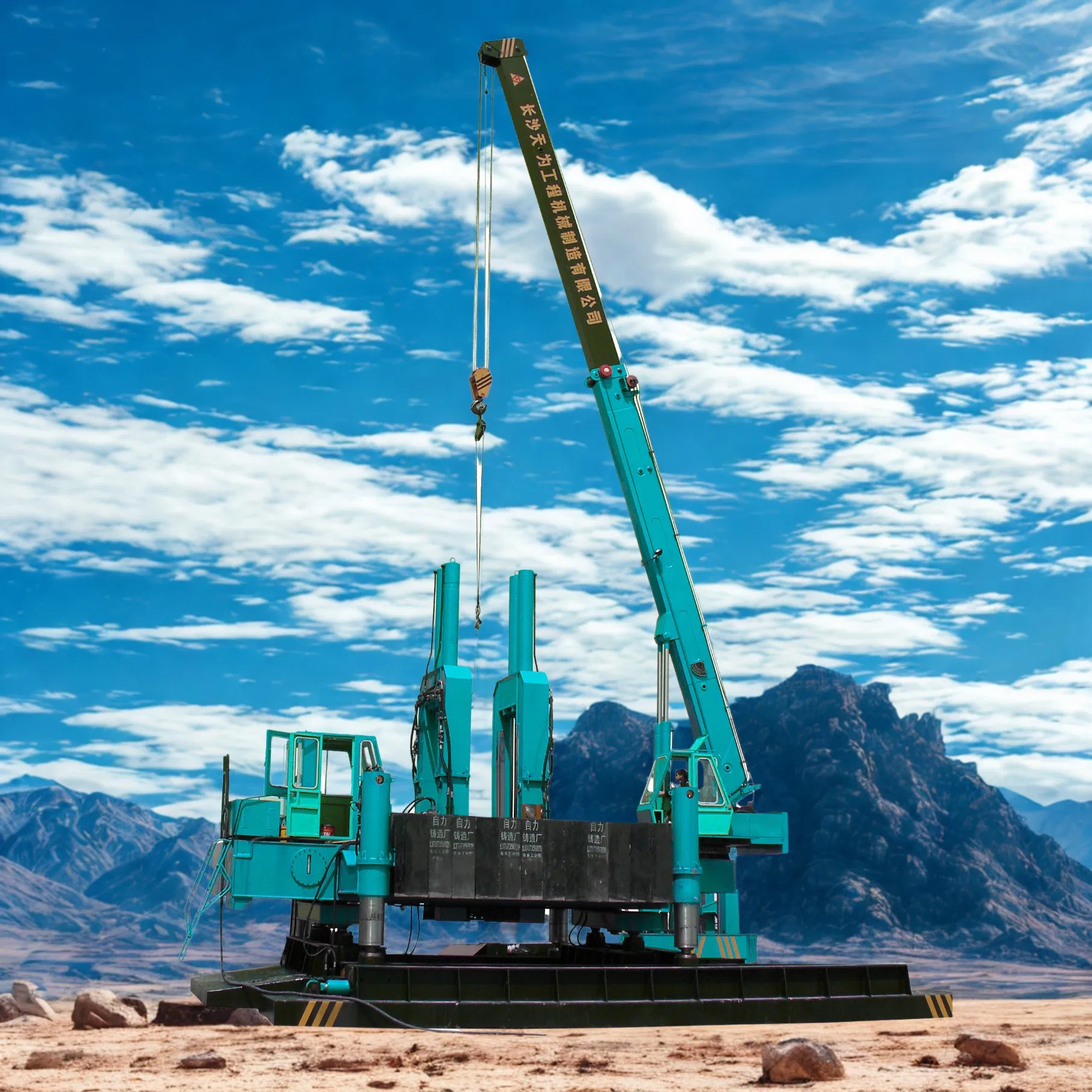 Durable H-Pile and Steel Tube Static Piling Equipment for Construction
